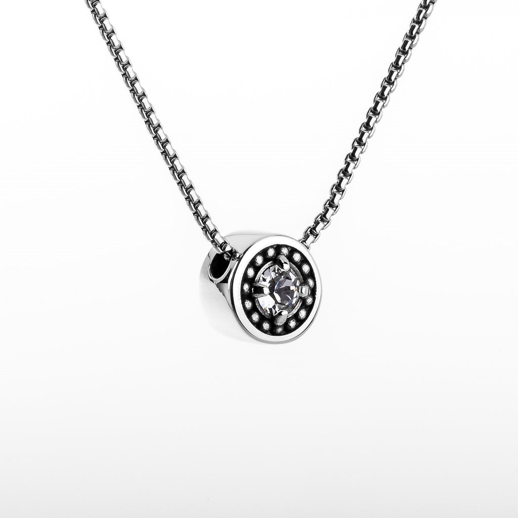 April Birthstone Necklace - The Generations "Petite"