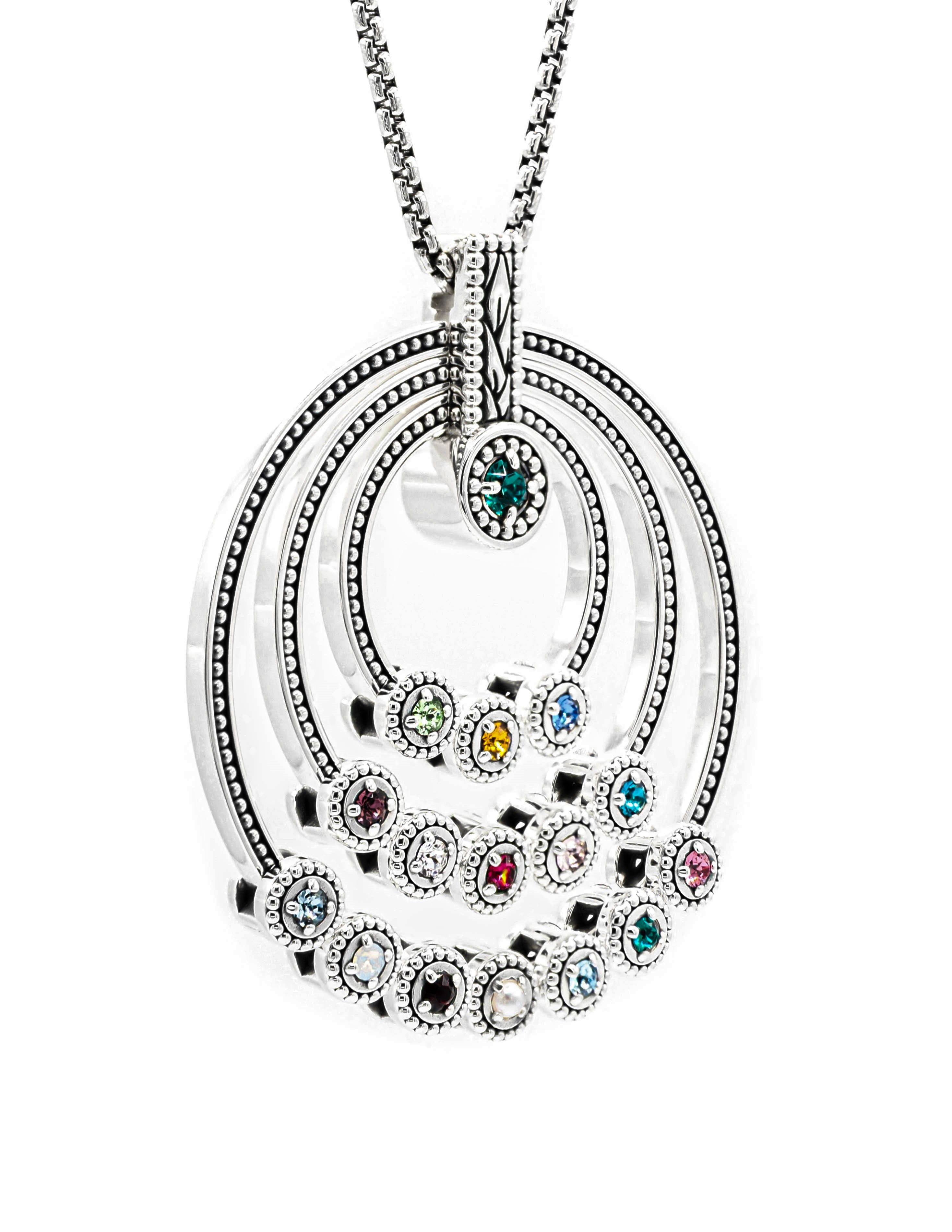 16 Customized Grandma Necklaces with Birthstones - Airfrov
