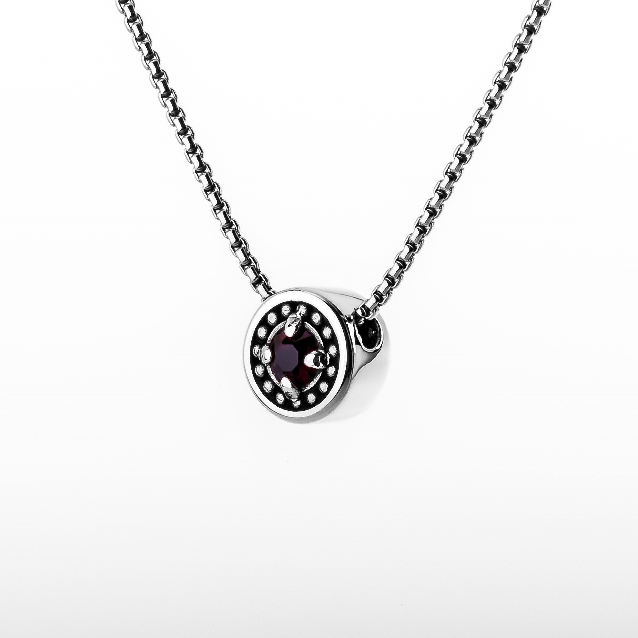 January Birthstone Necklace - The Generations "Petite"
