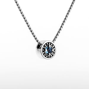 June Birthstone Necklace - The Generations "Petite"