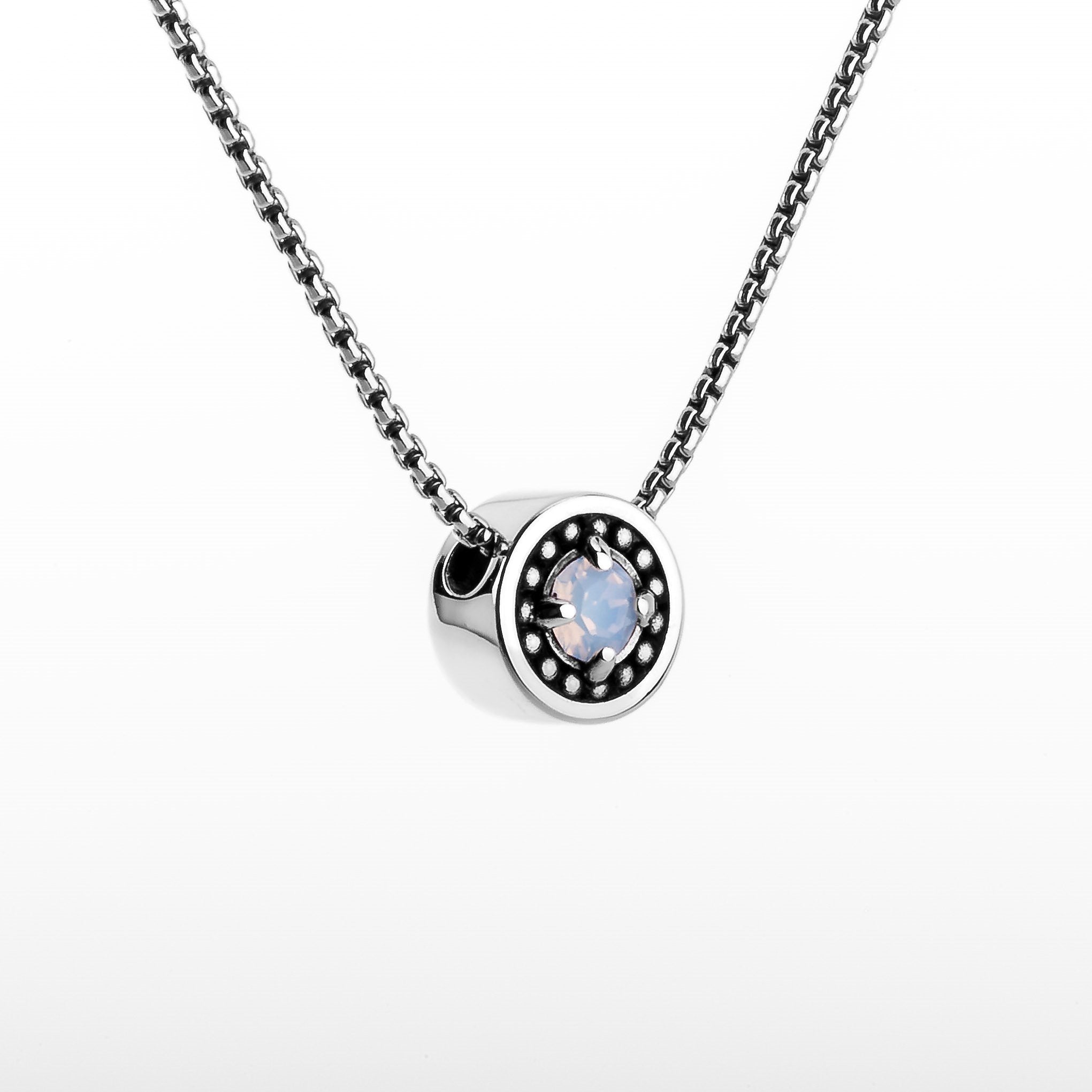 October Birthstone Necklace - The Generations "Petite"